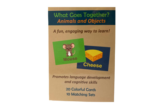 Box For Animals And Objects Matching Game, Front